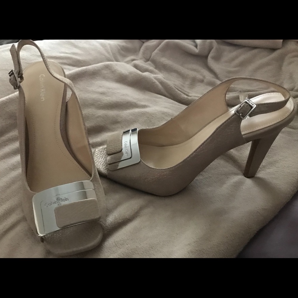 Leather Sling back Sandal